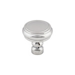 Top Knobs Brixton Rimmed Knob Polished Chrome - 1 1/4 in