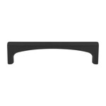 Top Knobs Riverside Pull Flat Black - 3 3/4 in