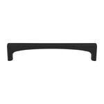 Top Knobs Riverside Pull Flat Black - 5 1/16 in