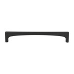 Top Knobs Riverside Pull Flat Black - 6 5/16 in
