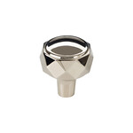 Top Knobs Kingsmill Knob Polished Nickel - 1 3/8 in