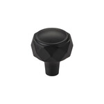 Top Knobs Kingsmill Knob Flat Black - 1 3/8 in