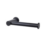 Top Knobs Hopewell Bath Tissue Hook Flat Black - 6 3/8 in