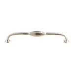 Top Knobs Chareau® D Pull Brushed Satin Nickel - 8 13/16 in