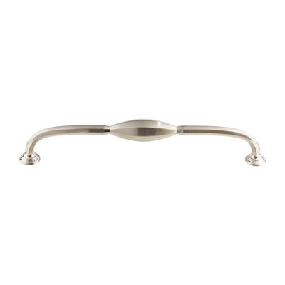 Top Knobs Chareau® D Pull Brushed Satin Nickel - 8 13/16 in