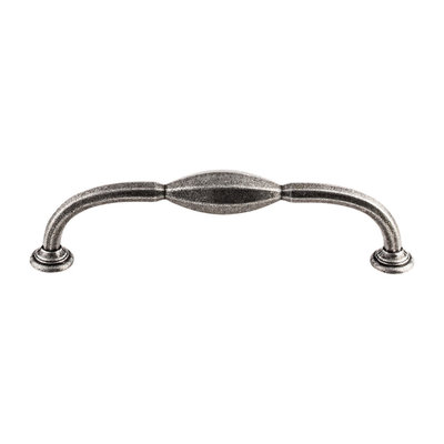 Top Knobs Chareau® D Pull Black Iron - 5 1/16 in