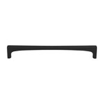 Top Knobs Riverside Pull Flat Black - 7 9/16 in