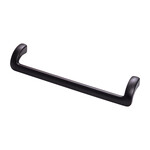 Top Knobs Kentfield Pull Flat Black - 7 9/16 in