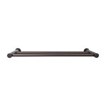 Top Knobs Hopewell Bath Double Towel Bar Oil Rubbed Bronze - 18 in
