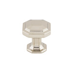 Top Knobs Emerald Knob Polished Nickel - 1 1/8 in
