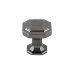 Top Knobs Emerald Knob Ash Gray - 1 1/8 in