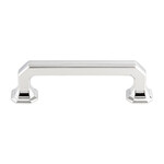 Top Knobs Emerald Pull Polished Chrome - 3 3/4 in