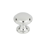 Top Knobs Barrow Knob Polished Chrome - 1 1/4 in