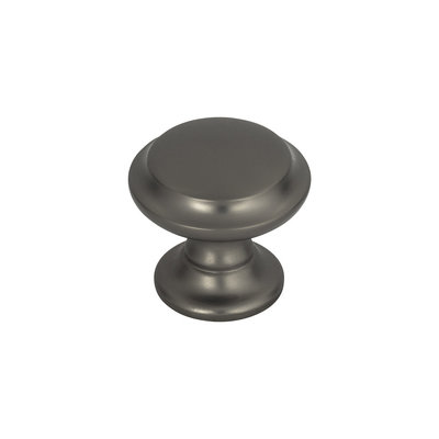 Top Knobs Barrow Knob Ash Gray - 1 1/4 in