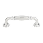 Top Knobs Barrow Pull Polished Chrome - 3 3/4 in