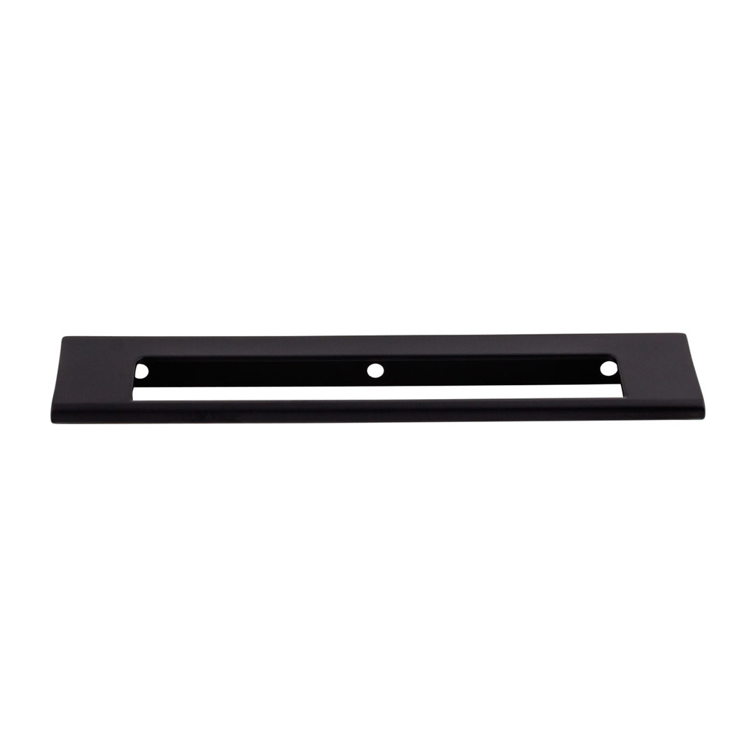 Europa Cut Out Tab Pull Flat Black 6 in Handles & More Hardware Ltd.