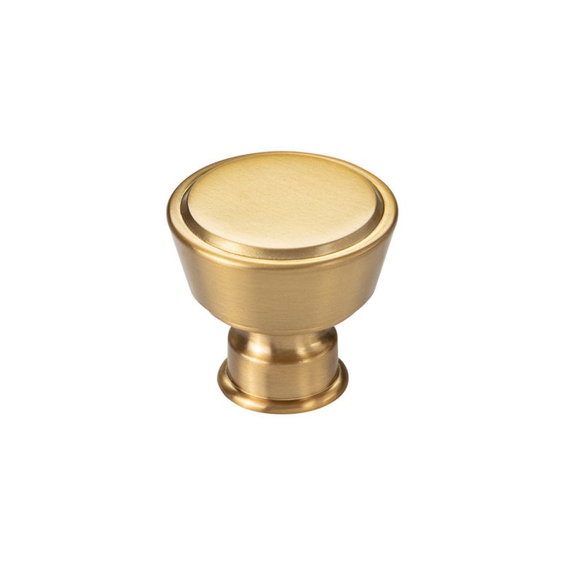 Brushed Brass Cabinet Pulls, Beehive