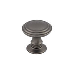 Top Knobs Reeded Knob Ash Gray - 1 1/4 in