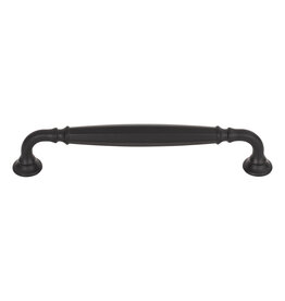 Top Knobs Barrow Pull Flat Black - 6 5/16 in