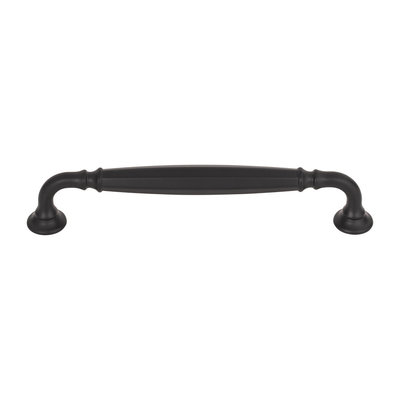 Top Knobs Barrow Pull Flat Black - 6 5/16 in