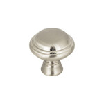 Top Knobs Henderson Knob Brushed Satin Nickel - 1 1/4 in