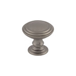 Top Knobs Reeded Knob Ash Gray - 1 1/2 in