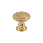 Top Knobs Reeded Knob Honey Bronze - 1 1/2 in