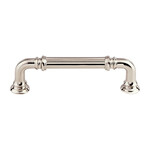 Top Knobs Reeded Pull Polished Nickel - 3 3/4 in