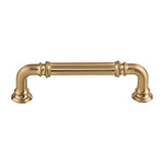 Top Knobs Reeded Pull Honey Bronze - 3 3/4 in