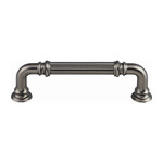 Top Knobs Reeded Pull Ash Gray - 3 3/4 in