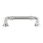 Top Knobs Reeded Pull Polished Chrome - 3 3/4 in