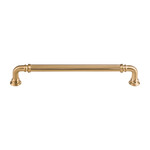 Top Knobs Reeded Pull Honey Bronze - 7 in