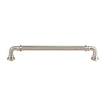 Top Knobs Reeded Pull Brushed Satin Nickel - 7 in
