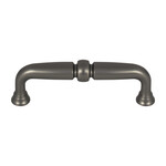 Top Knobs Henderson Pull Ash Gray - 3 3/4 in