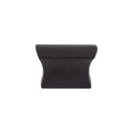 Top Knobs Glacier Knob Flat Black - 1 1/2 in