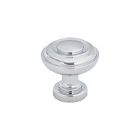 Ulster Knob Polished Chrome - 1 1/4 in