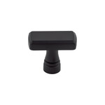 Top Knobs Kingsbridge Knob Flat Black - 1 3/8 in