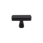 Top Knobs Kingsbridge Knob Flat Black - 1 7/8 in