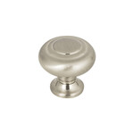 Top Knobs Kent Knob Brushed Satin Nickel - 1 1/4 in