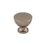 Top Knobs Bergen Knob Pewter Antique - 1 1/4 in