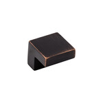 Top Knobs Square Knob Tuscan Bronze - 5/8 in