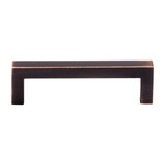 Top Knobs Square Bar Pull Tuscan Bronze - 3 3/4 in