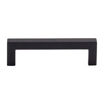 Top Knobs Square Bar Pull Flat Black - 3 3/4 in