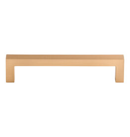 Top Knobs Square Bar Pull Brushed Bronze - 5 1/16 in