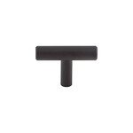 Top Knobs Hopewell T-Knob Flat Black - 2 in