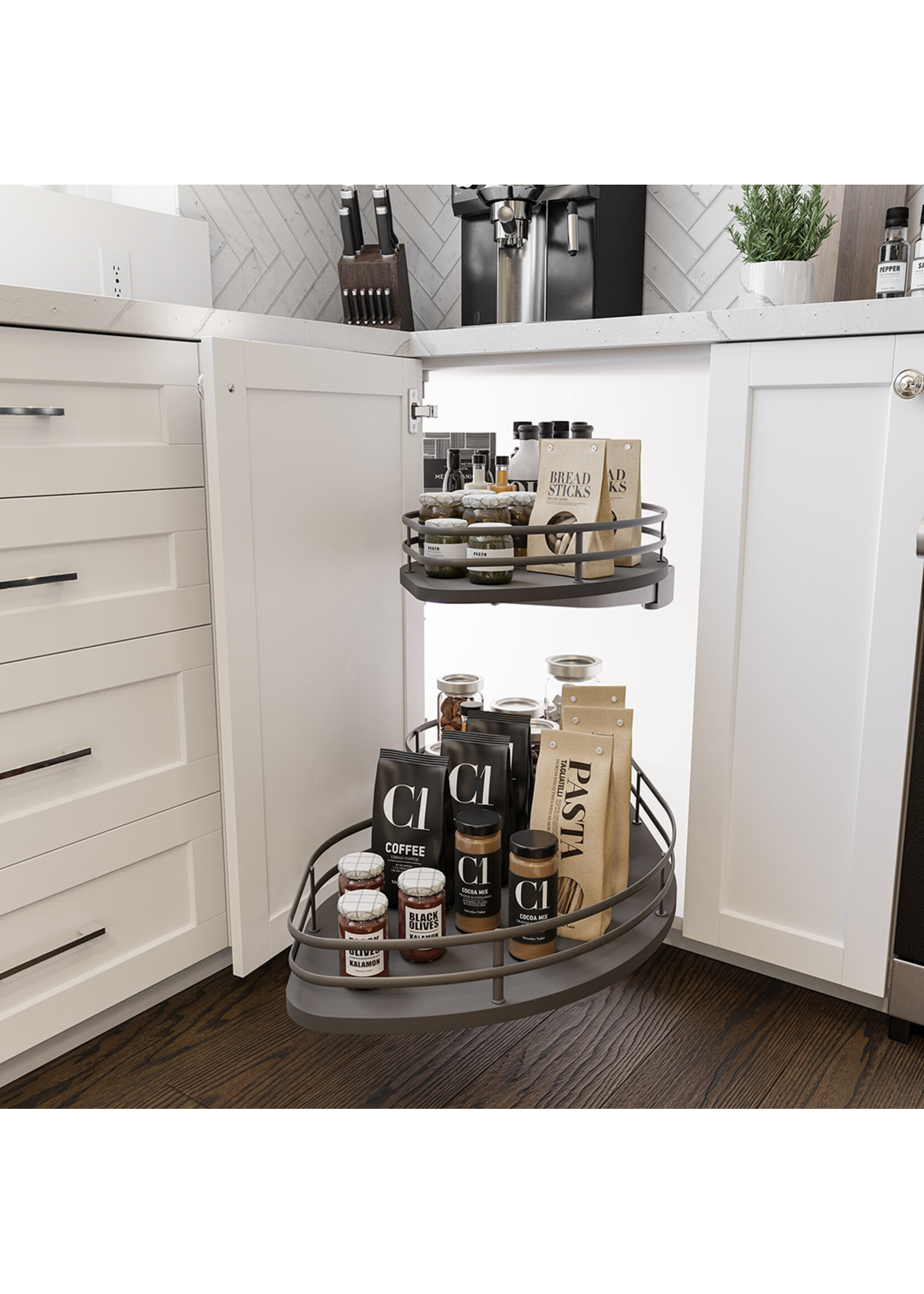 Vibo Flymoon 3 Corner Cabinet Pull Out