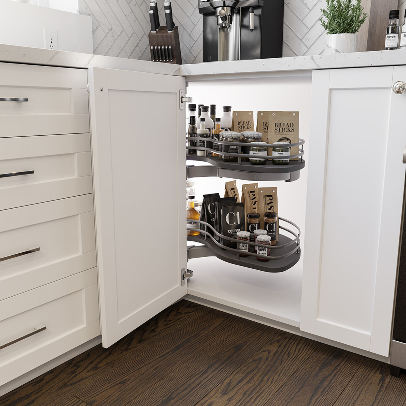 Vibo Flymoon 3 Corner Cabinet Pull Out