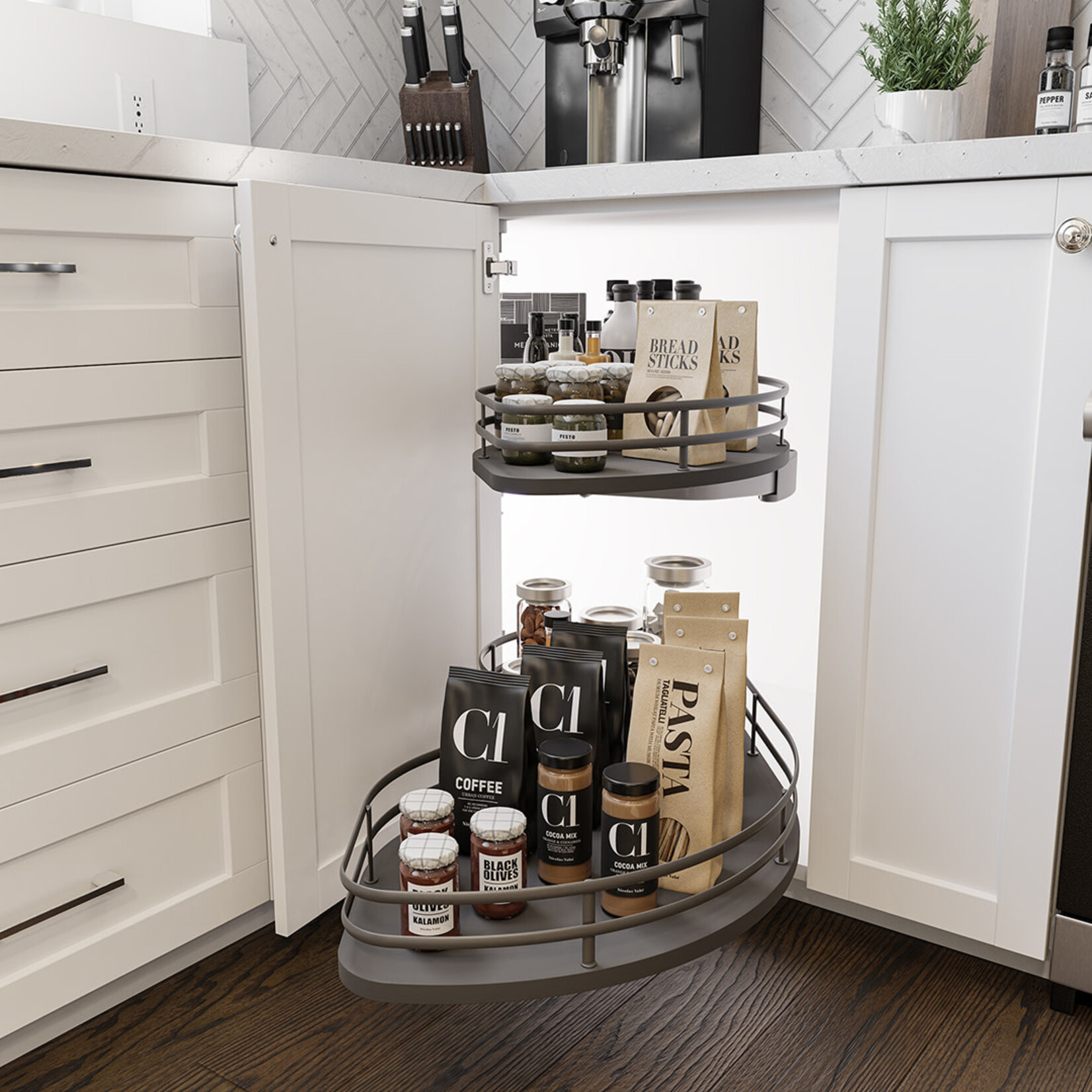 Vibo Flymoon 3 Corner Cabinet Pull Out