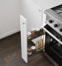 Vibo Galaxy Base Cabinet Pull Out Anthracite Grey - 229 mm (9 in)