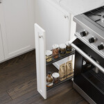 Vibo Galaxy Base Cabinet Pull Out Anthracite Grey - 450 mm (18 in)